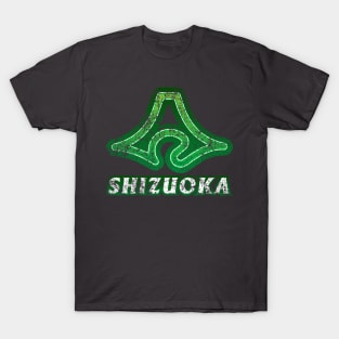 Shizuoka Prefecture Japanese Symbols Distressed T-Shirt